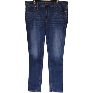 Madewell 10" High Rise Skinny Blue Jeans, Womens Size 35